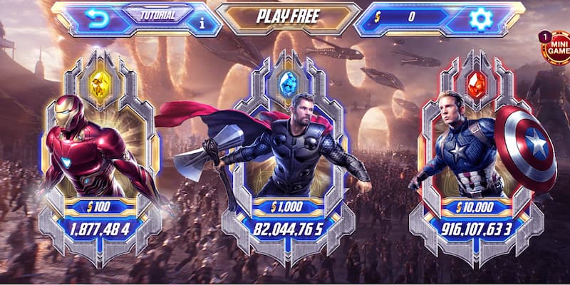 Avengers B52 Club Cơ chế chơi dễ tiếp cận nhưng giàu tính chiến thuật